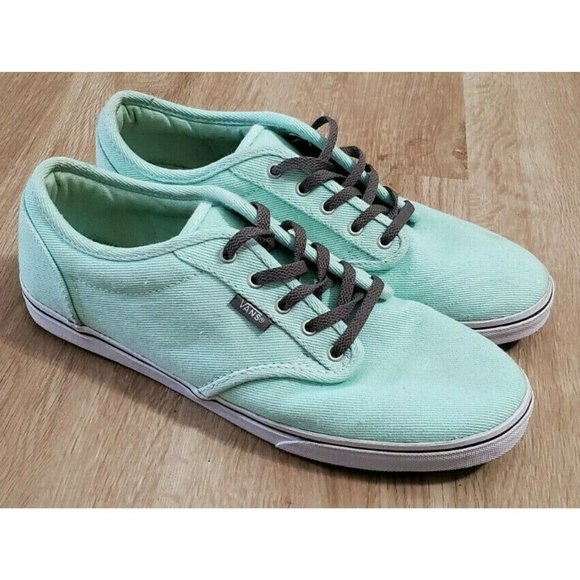 teal vans womens